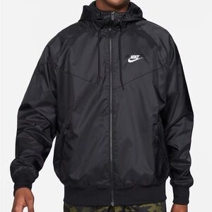 Nike Men's Black Windbreaker Jacket Men size XL NWT